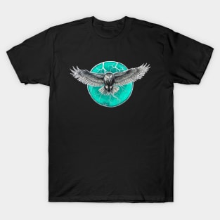 Snowy Owl Flying T-Shirt